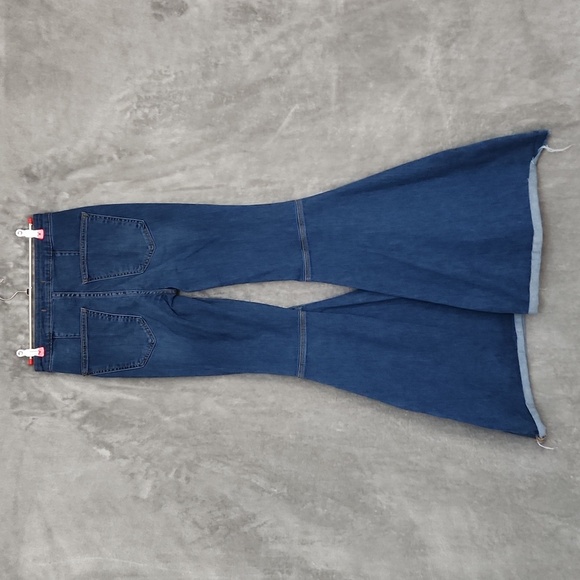 FREE PEOPLE high waisted 70s flare jeans size 25R - Picture 4 of 8